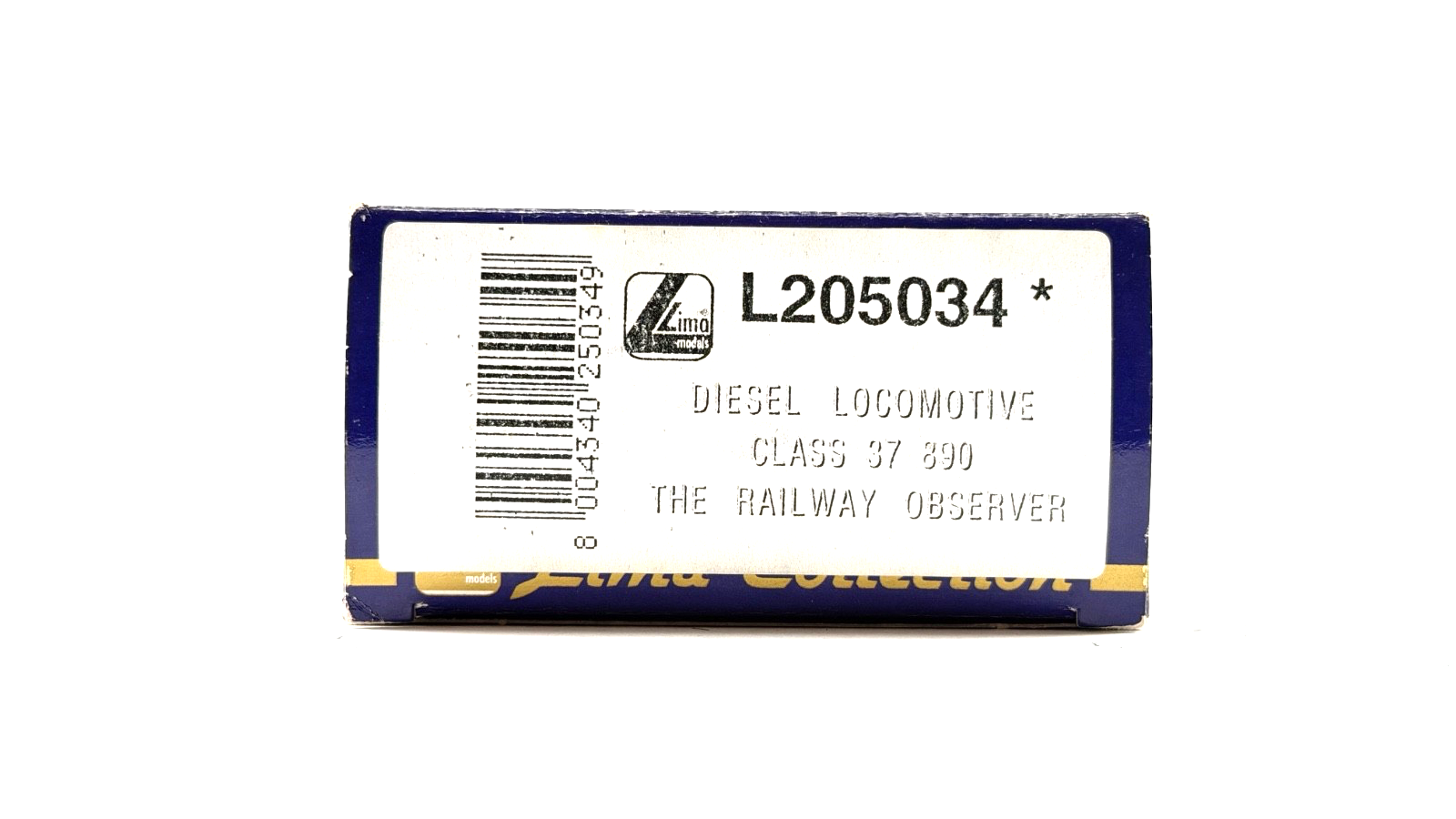 LIMA 00 GAUGE - L205034 - CLASS 37 37890 RAILFREIGHT THE RAILWAY OBSERVER BOXED