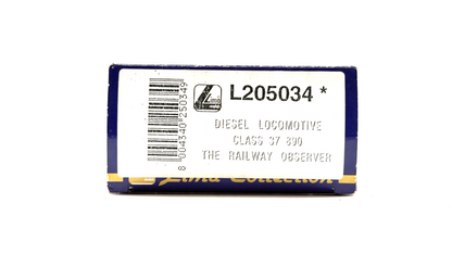 LIMA 00 GAUGE - L205034 - CLASS 37 37890 RAILFREIGHT THE RAILWAY OBSERVER BOXED