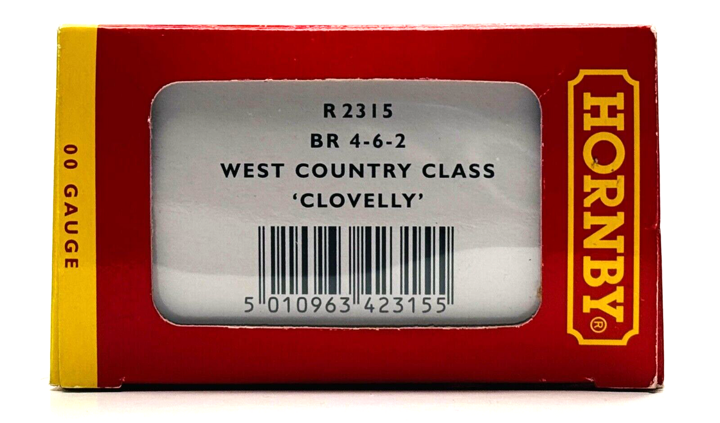 HORNBY 00 GAUGE - R2315 - BR 4-6-2 WEST COUNTRY CLASS 'CLOVELLY' 34037 - BOXED