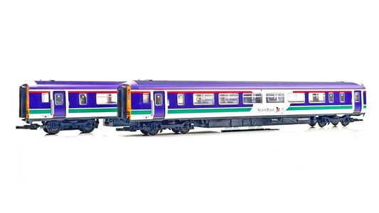 LIMA 00 GAUGE - L205119 - CLASS 156 DMU 2 CAR SCOTRAIL LIVERY 52447/57447 BOXED