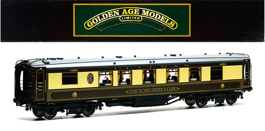 GOLDEN AGE MODELS 00 GAUGE - 2-B 3RD CLASS 'CAR NO.169' BRASS PULLMAN COACH