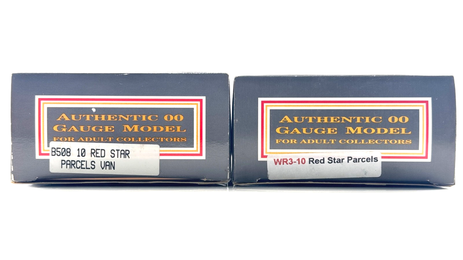 DAPOL 00 GAUGE - B508/WR3-10 - RED STAR PARCELS BR BLUE EXPRESS SPV VANS X 2