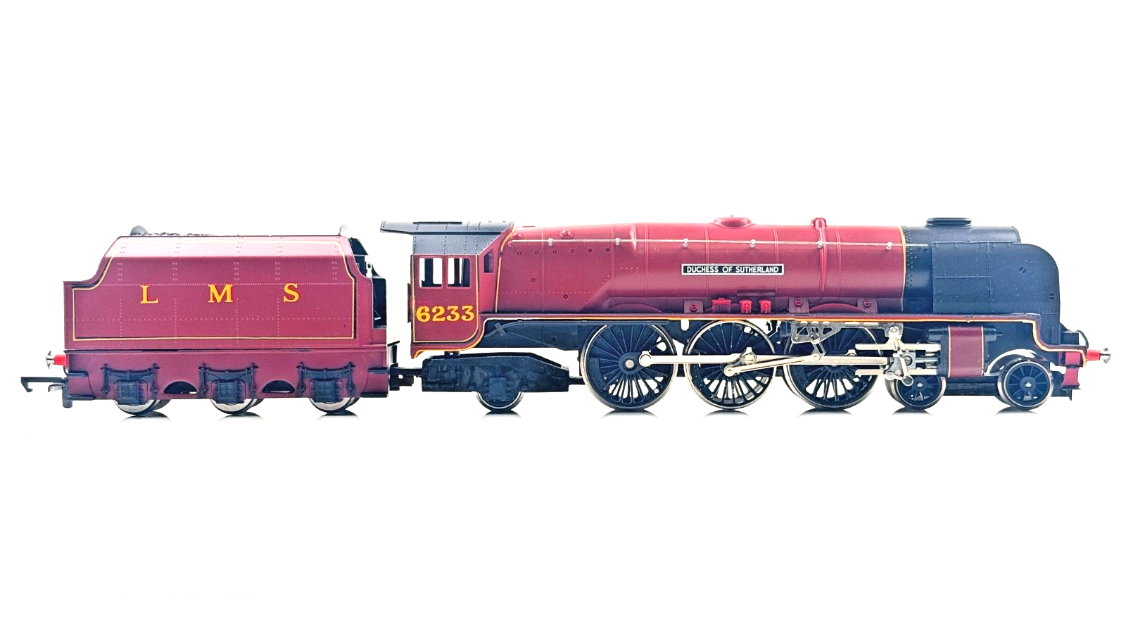 HORNBY 00 GAUGE - R066 - LMS MAROON 4-6-2 "DUCHESS OF SUTHERLAND" 6233 BOXED