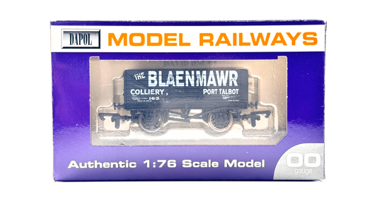 DAPOL 00 GAUGE - BLAENMAWR COLLIERY OF PORT TALBOT WAGON 163 (LIMITED EDITION)