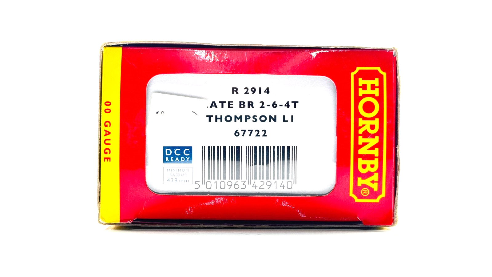 HORNBY 00 GAUGE - R2914 - LATE BR BLACK 2-6-4T THOMPSON L1 67722 LOCOMOTIVE