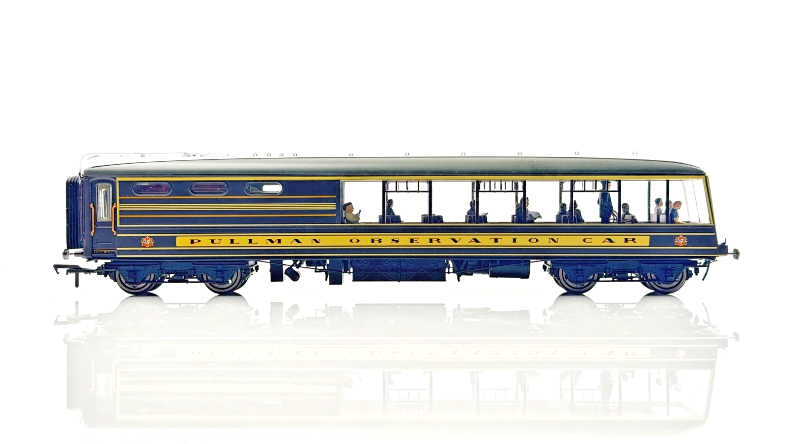 HORNBY 00 GAUGE - R4437 - DEVON BELLE PULLMAN OBSERVATION CAR WITH PASSENGERS