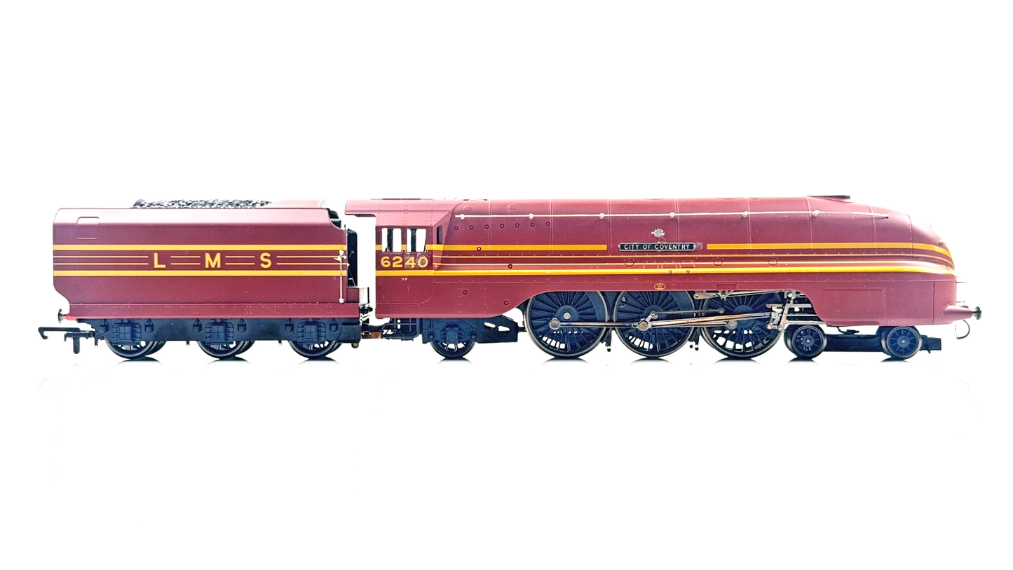 HORNBY 00 GAUGE - LMS MAROON 4-6-2 CORONATION 'CITY OF COVENTRY' 6240 - NQP