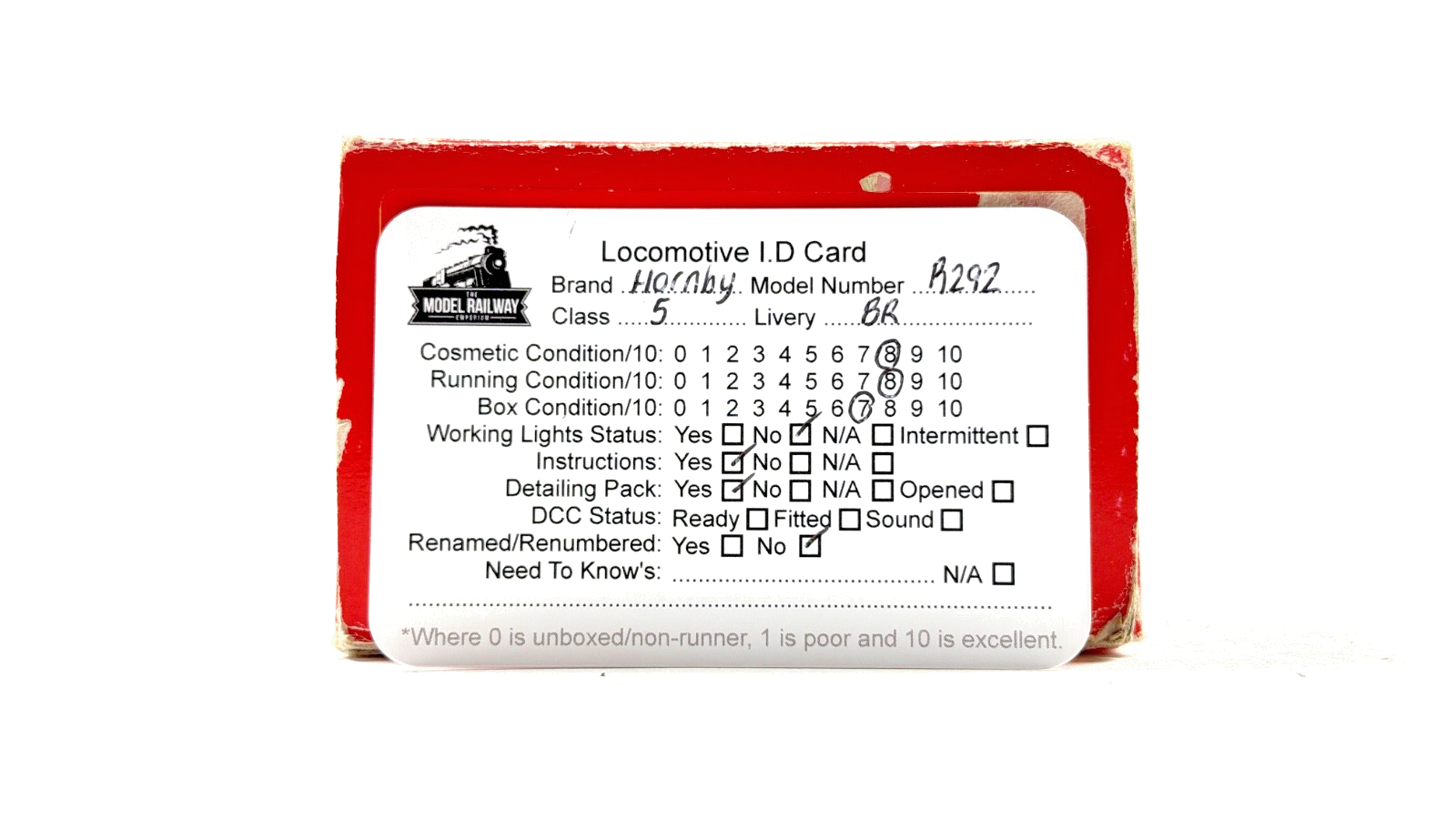 HORNBY 00 GAUGE - R292 - BR BLACK 4-6-0 CLASS 5 LOCOMOTIVE 45422 BOXED