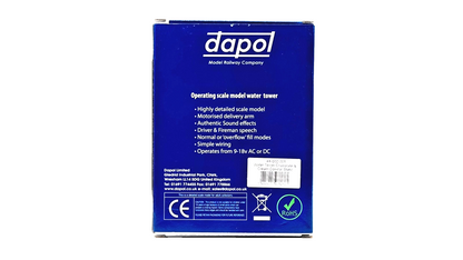 DAPOL 00 GAUGE - 4A-002-001 - STATIC WATER TOWER CHOCOLATE CREAM CONICAL BOXED