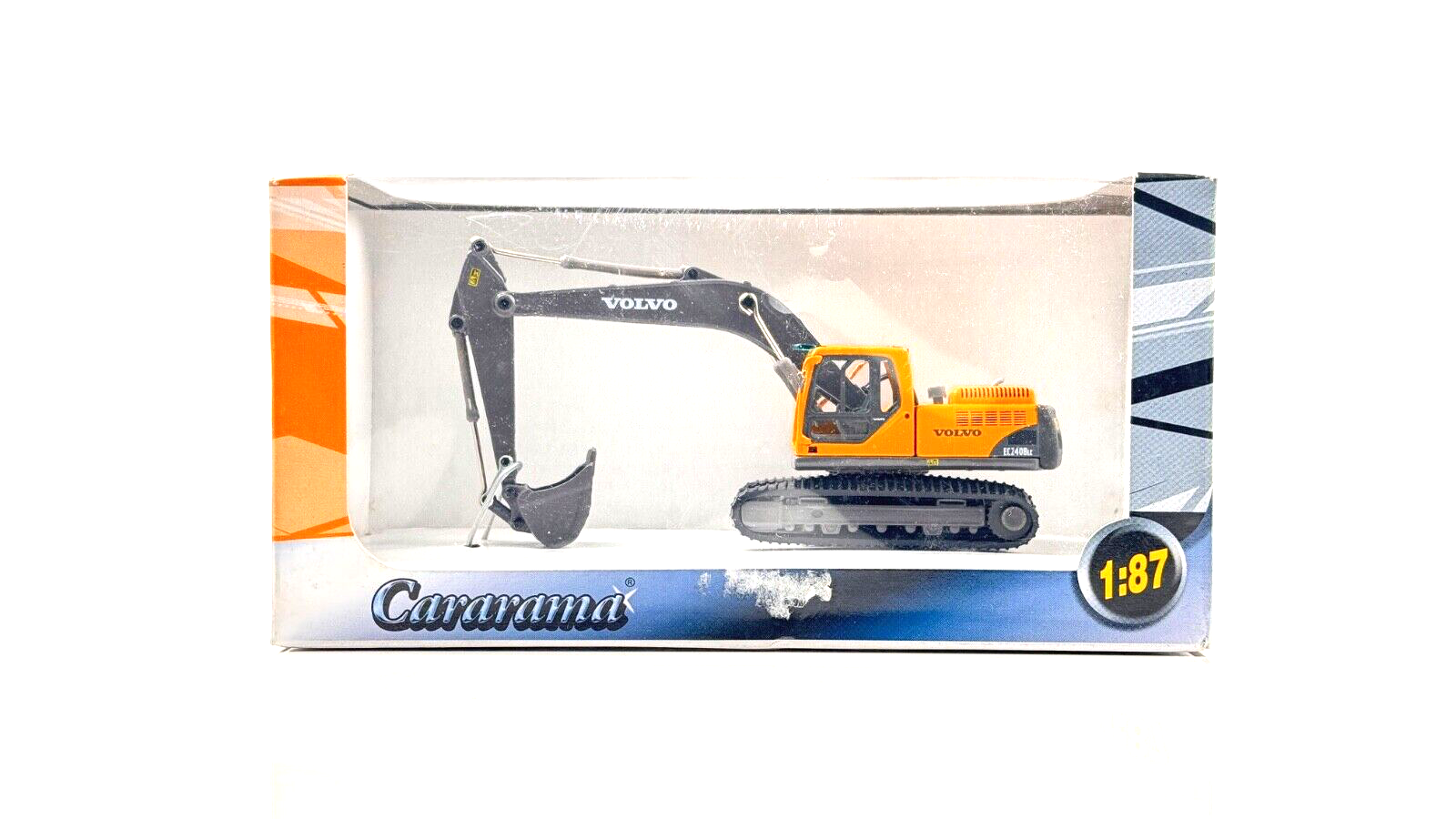 CARARAMA 1/87 SCALE - VOLVO EC240BLC DIGGER EXCAVATOR - BOXED