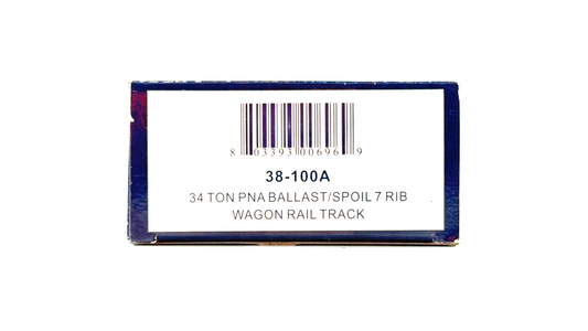 BACHMANN 00 GAUGE - 38-100A - 34 TON PNA BALLAST SPOIL 7 RIB WAGON RAILTRACK