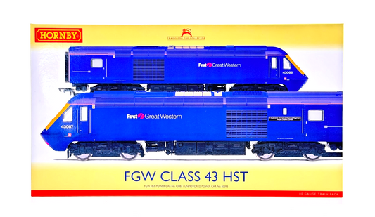 HORNBY 00 GAUGE - R3958 - CLASS 43 HST FIRST GREAT WESTERN FGW BLUE - BOXED