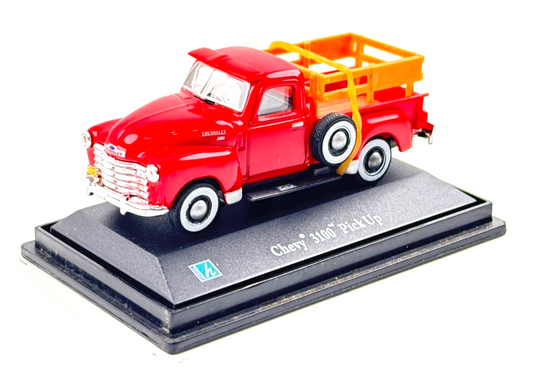 CARARAMA 1/72 SCALE - CHEVROLET CHEVY 3100 PICK UP RED - BOXED