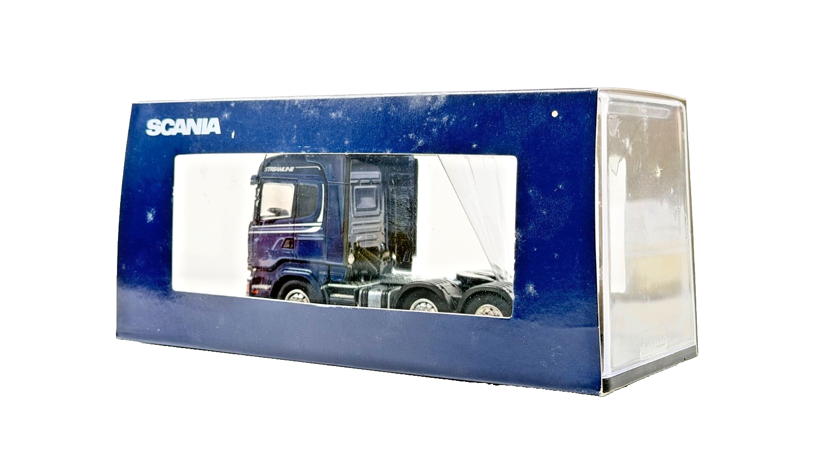 TEKNO 1/50 SCALE - 1599744 - SCANIA R440 STREAMLINE BLUE 6X2 TRACTOR UNIT BOXED
