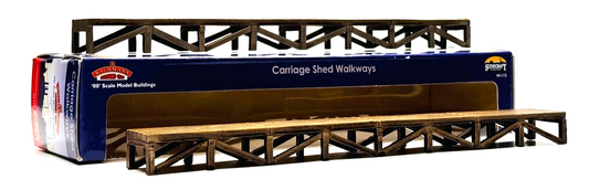 BACHMANN 00 GAUGE SCENECRAFT - 44-112 - CARRIAGE SHED WALKWAYS - BOXED