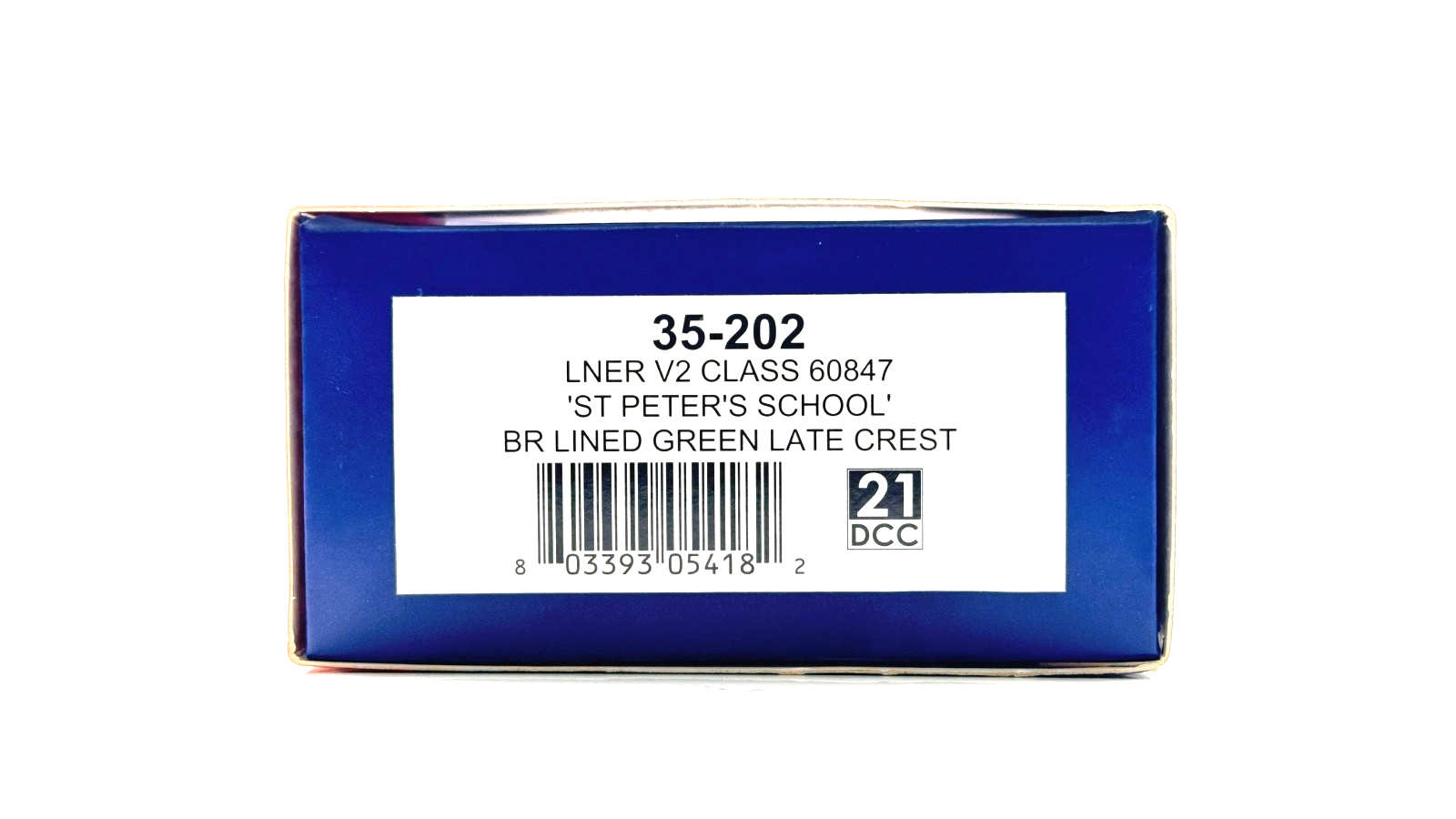 BACHMANN 00 GAUGE - 35-202 - LNER V2 CLASS 60847 ST PETERS SCHOOL - BOXED