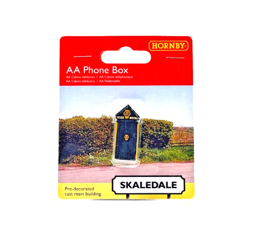 HORNBY 00 GAUGE SKALEDALE - R9867 - AA PHONE BOX - CARDED NEW