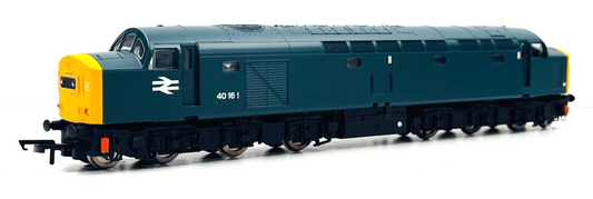 HORNBY 00 GAUGE - R3392 - CLASS 40 DIESEL 40161 BR BLUE YELLOW ENDS - DCC READY