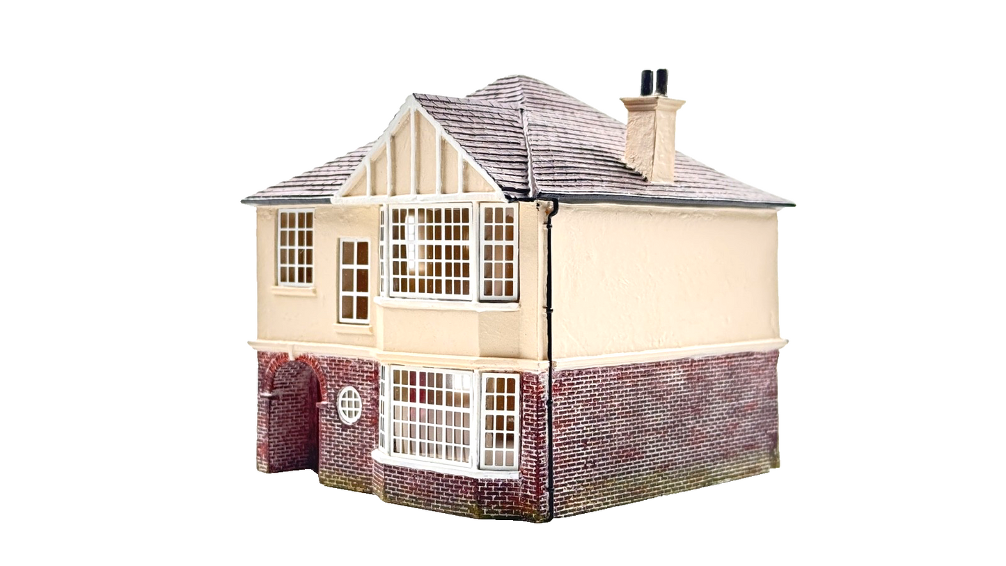 HORNBY 00 GAUGE SKALEDALE - R9720 - SHRUBLANDS 1930'S TOWN HOUSE - BOXED