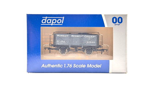 DAPOL 00 GAUGE - WORSLEY MESNES COLLIERY WIGAN WAGON 664 (LIMITED EDITION)