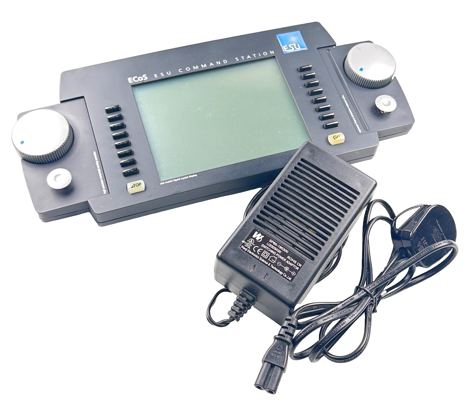 ESU ECOS 50000 COMMAND STATION DIGITAL DCC CONTROLLER - FAULTY NEEDS ATTENTION
