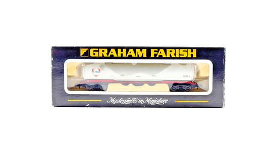 GRAHAM FARISH N GAUGE - 373-551 - 100 TON BOGIE FUEL TANKER 'FINA' BOXED