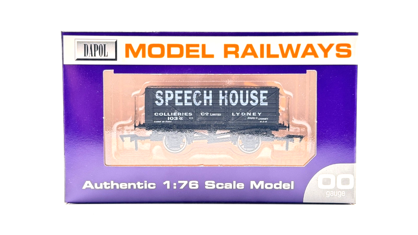 DAPOL 00 GAUGE - SPEECH HOUSE COLLIERIES OF LYDNEY PLANK WAGON (LIMITED EDITION)
