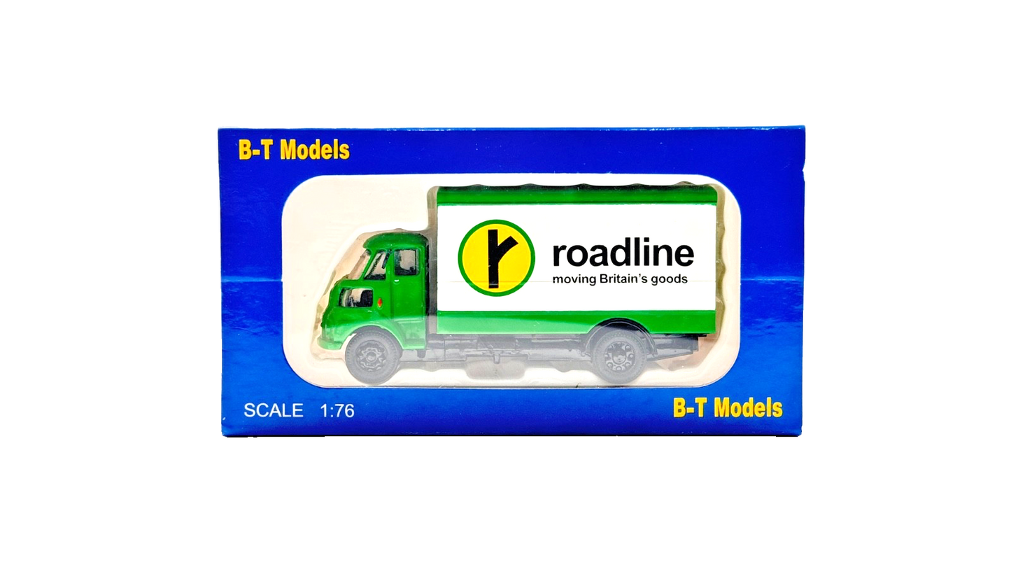 B-T MODELS 1/76 SCALE - DB-12 - LEYLAND FG VAN ROADLINE CIRCA 1976-1983 BOXED