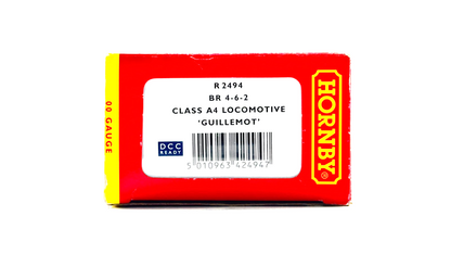 HORNBY 00 GAUGE - R2494 - BR GREEN 4-6-2 CLASS A4 LOCOMOTIVE 'GUILLEMOT' 60020