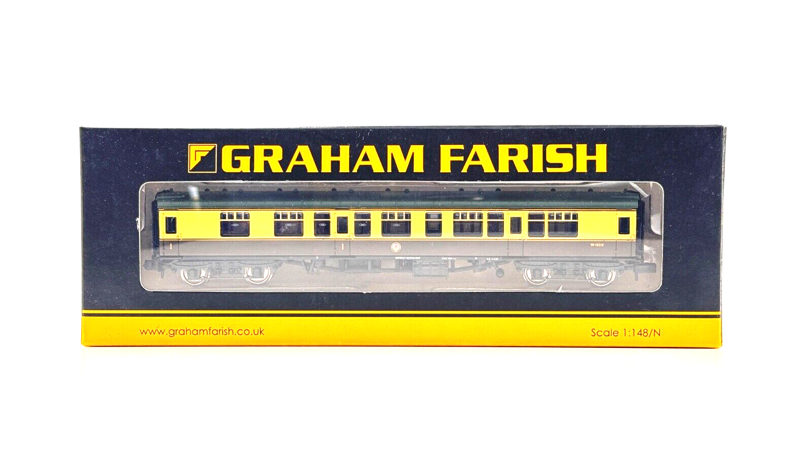 GRAHAM FARISH N GAUGE - 374-256 - MK1 CK COMPOSITE COACH CHOCOLATE CREAM - BOXED