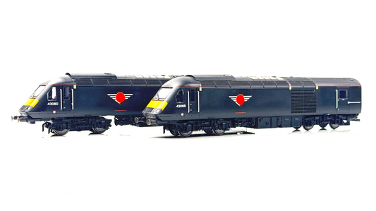 HORNBY 00 GAUGE - R2705 - CLASS 43 HST TWIN POWER/DUMMY GRAND CENTRAL TRAINS