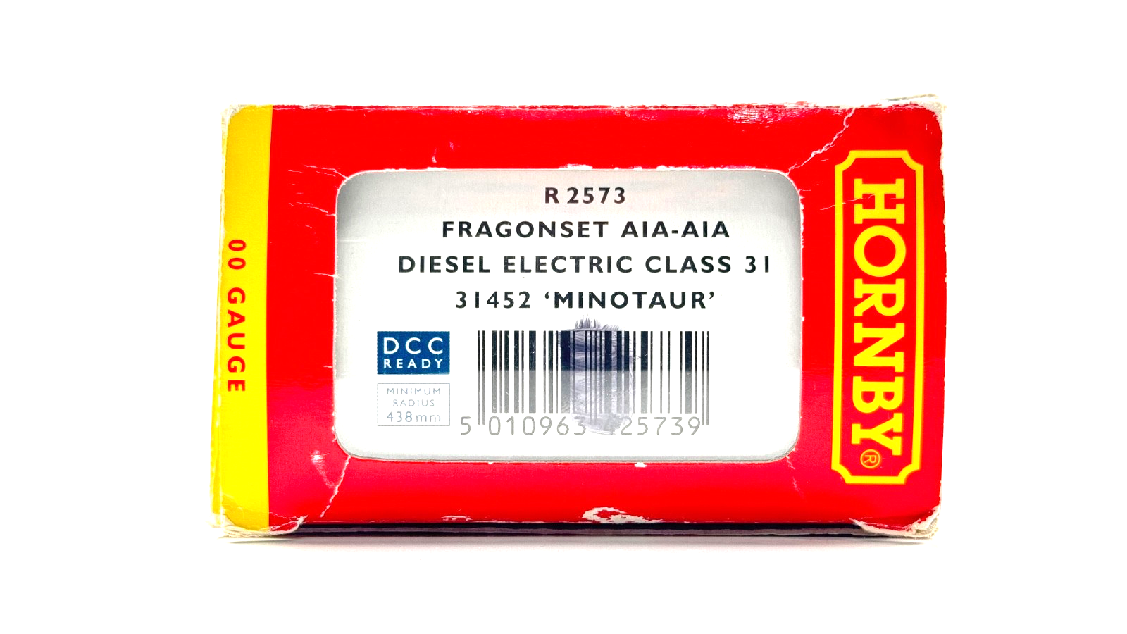 HORNBY 00 GAUGE - R2573 - CLASS 31 DIESEL LOCOMOTIVE 31452 FRAGONSET MINOTAUR