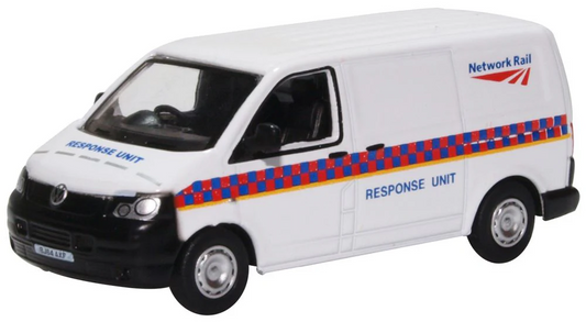 OXFORD DIECAST 1/76 - 76T5V004 - VW VOLKSWAGEN T5 VAN NETWORK RAIL - NEW