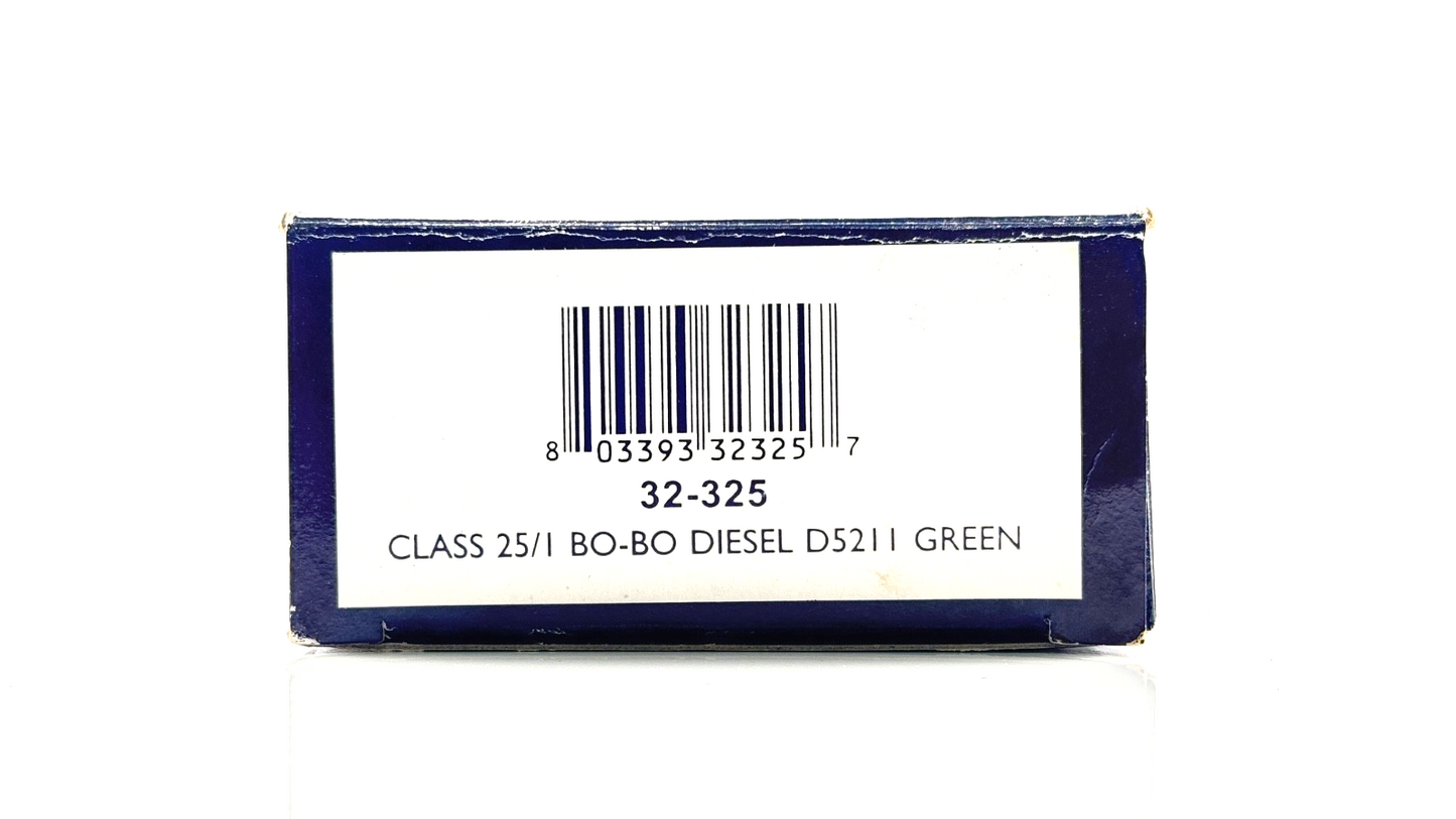 BACHMANN 00 GAUGE - 32-325 - CLASS 25/1 BO-BO DIESEL D5211 GREEN - BOXED