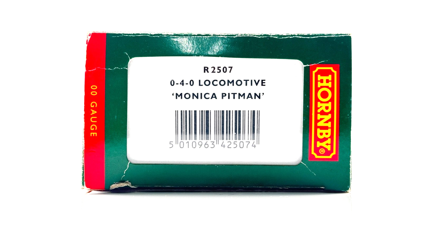 HORNBY 00 GAUGE - R2507 - EDDIE STOBART MONICA PITMAN 0-4-0 TANK ENGINE NO.2