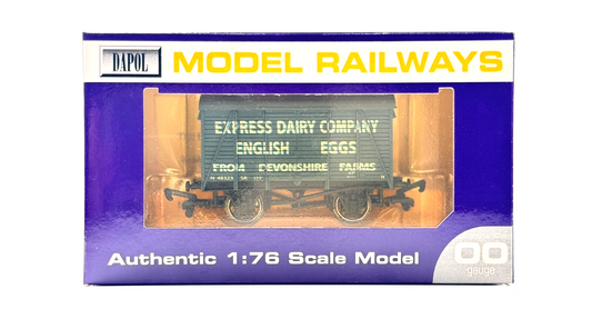 DAPOL 00 GAUGE - EXPRESS DAIRY COMPANY ENGLISH EGGS DEVONSHIRE (LIMITED EDITION)