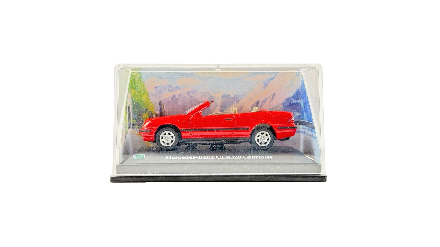 CARARAMA 1/72 SCALE - MERCEDES BENZ CLK320 CABRIOLET RED - BOXED