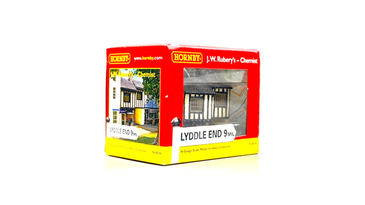 HORNBY N GAUGE LYDDLE END - N8036 - J.W RUBERY CHEMIST SHOP - BOXED