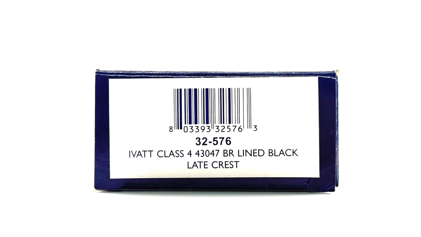 BACHMANN 00 GAUGE - 32-576 - IVATT CLASS 4 43047 BR LINED BLACK LATE CREST BOXED