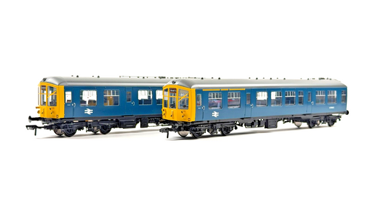 BACHMANN 00 GAUGE - 32-517 - DERBY LIGHTWEIGHT TWO CAR DMU BR BLUE BOXED