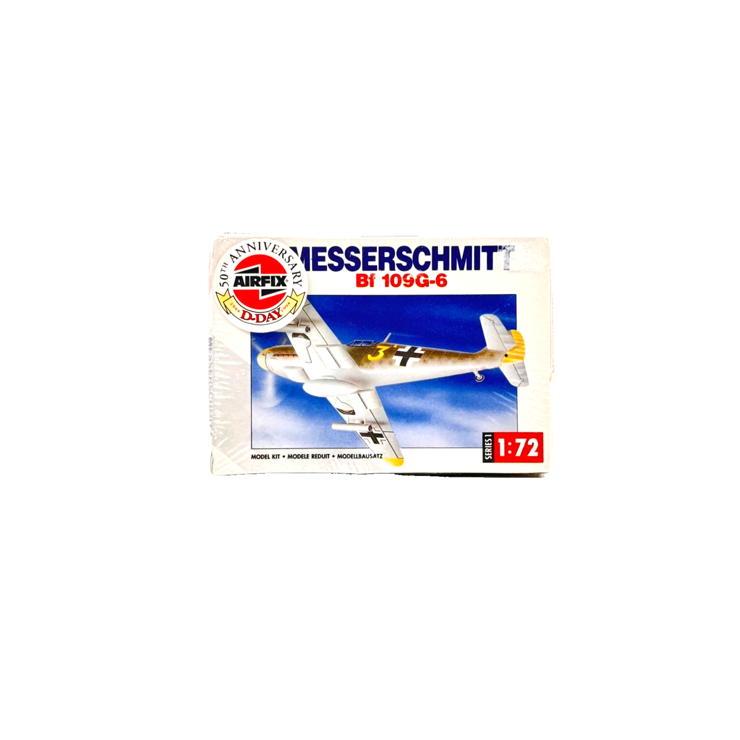 AIRFIX 01072 - 1/72 SCALE MESSERSCHMITT BF 109G-6 MODEL KIT - NEW OLD STOCK