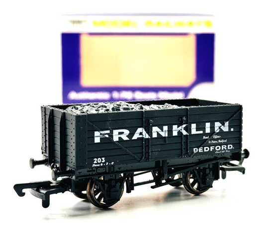 DAPOL 00 GAUGE - FRANKLIN OF BEDFORD PLANK WAGON NO.203 (LIMITED EDITION)