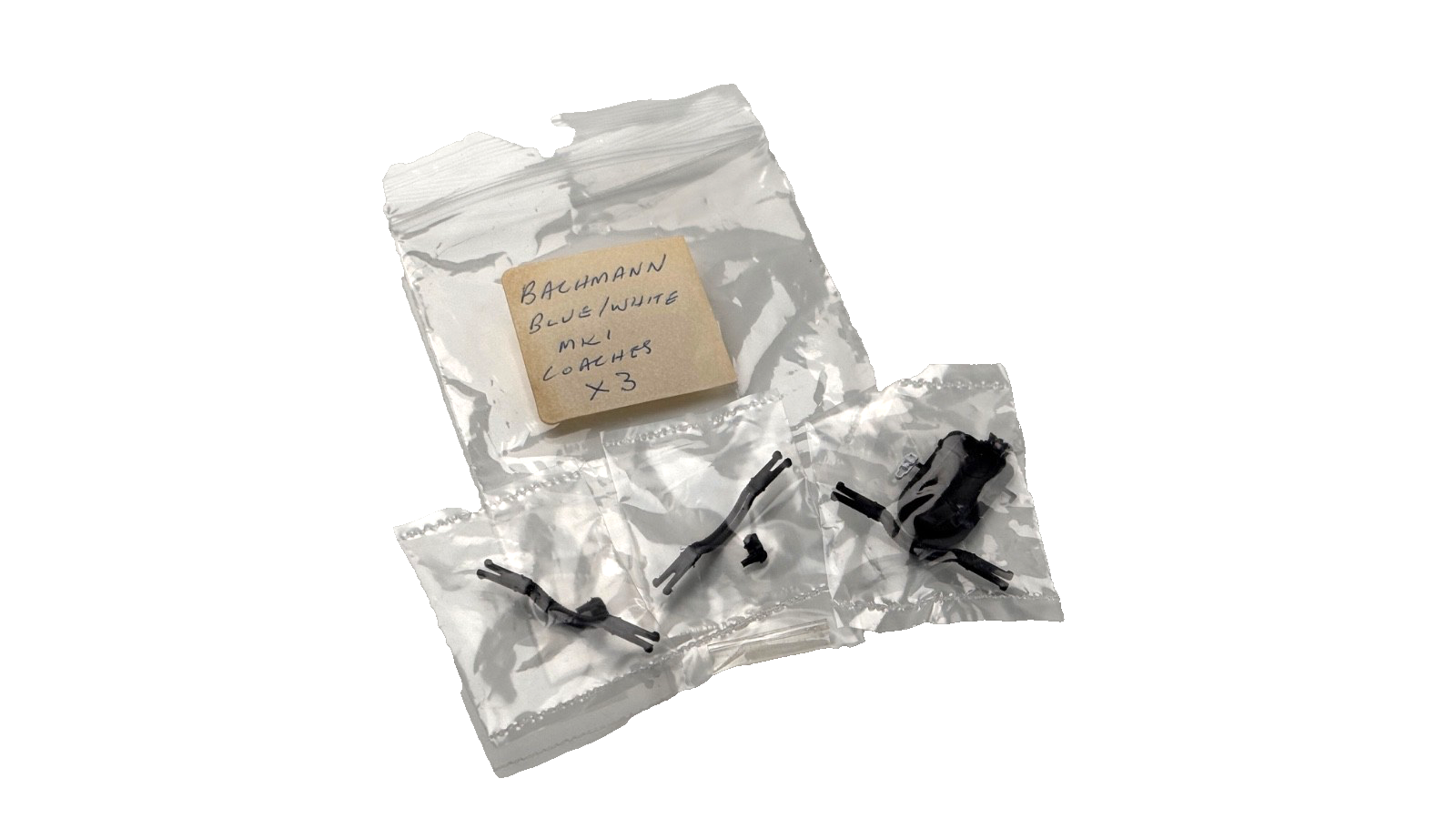 BACHMANN 00 GAUGE BR MK1 BLUE GREY PASSENGER COACH DETAIL PACKS X 3 ASSORTED