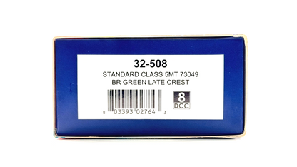 BACHMANN 00 GAUGE - 32-508 - STANDARD CLASS 5MT 73049 BE GREEN LATE CREST BOXED