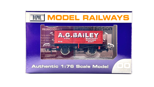 DAPOL 00 GAUGE - A.G BAILEY COAL MERCHANT ASHFORD KENT NO.18 (LIMITED EDITION)