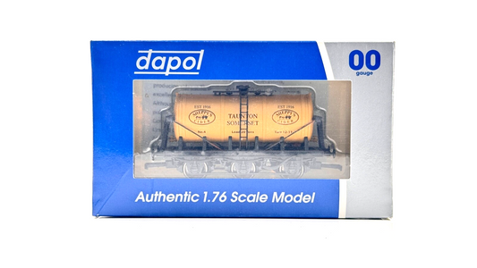 DAPOL 00 GAUGE - SHEPPY'S SOMERSET CIDER TAUNTON TANKER NO.4 (LIMITED EDITION)