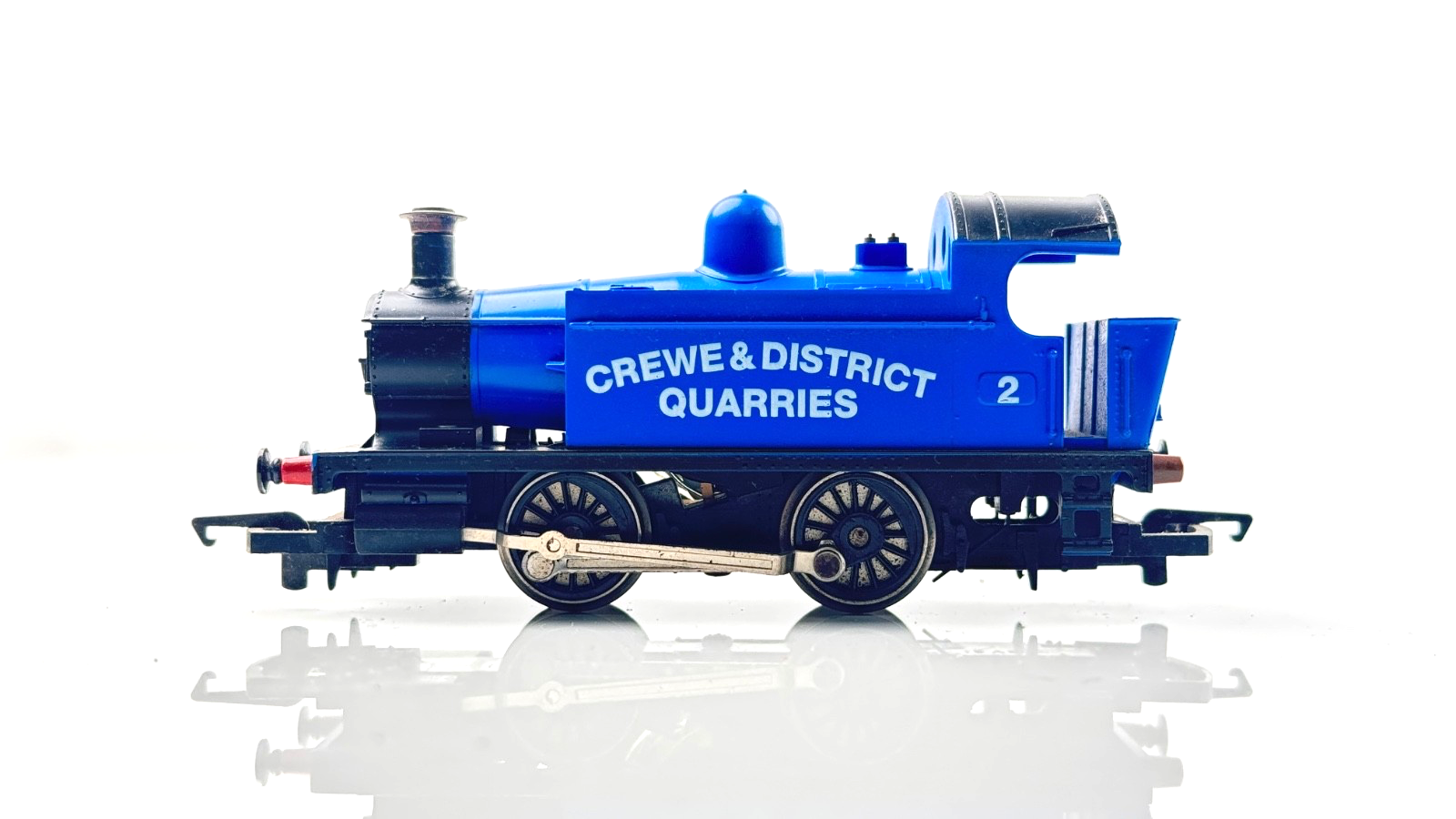 HORNBY 00 GAUGE - CREWE & DISTRICT QUARRIES 0-4-0 INDUSTRIAL TANK NO.2 - UNBOXED