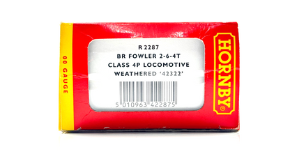 HORNBY 00 GAUGE - R2287 - BR FOWLER 2-6-4T CLASS 4P LOCOMOTIVE WEATHERED 42322