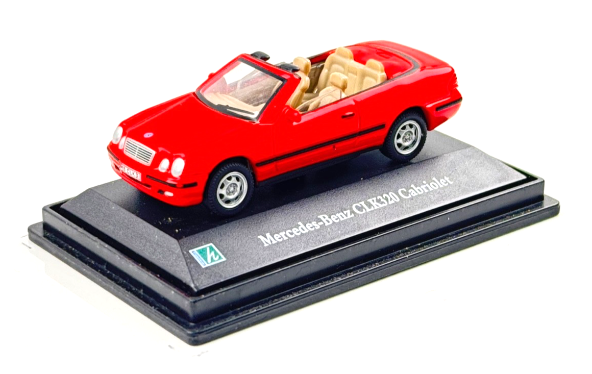 CARARAMA 1/72 SCALE - MERCEDES BENZ CLK320 CABRIOLET RED - BOXED