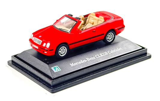 CARARAMA 1/72 SCALE - MERCEDES BENZ CLK320 CABRIOLET RED - BOXED